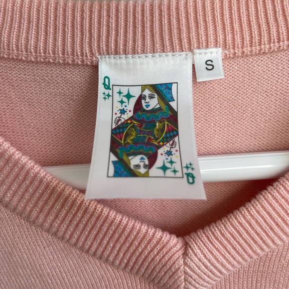 Women’s Queen of Sparkles Sweater Rosé Queen - Picture 8 of 8